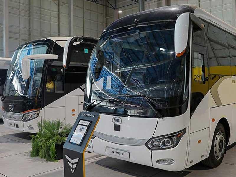 گروه بهمن با اتوبوس‌های شهری و بین شهری به نمایشگاه حمل‌ و نقل تهران می‌رود