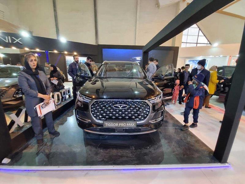 تیگو 8 پرومکس، محصول جدید مدیران خودرو در نمایشگاه کرمان رونمایی شد