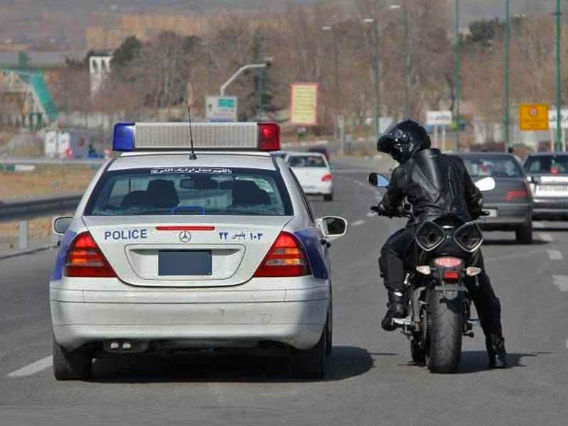 تشدید برخورد پلیس راهور تهران با موتورهای سنگین فاقد پلاک و مجوز