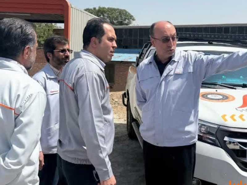 بازدید مدیرعامل گروه خودروسازی سایپا از مرکز تماس امدادخودرو سایپا