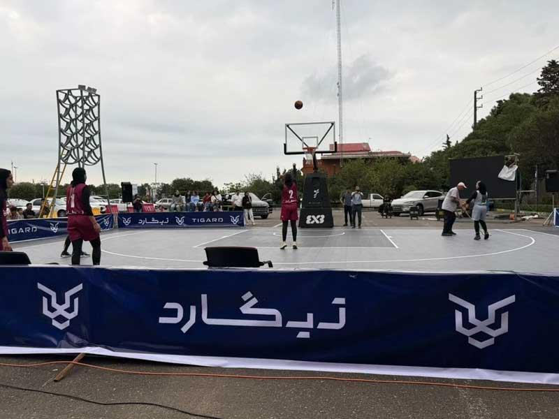 هیجان تیگارد کاپ با حمایت تیگارد موتور از بسکتبال سه نفره