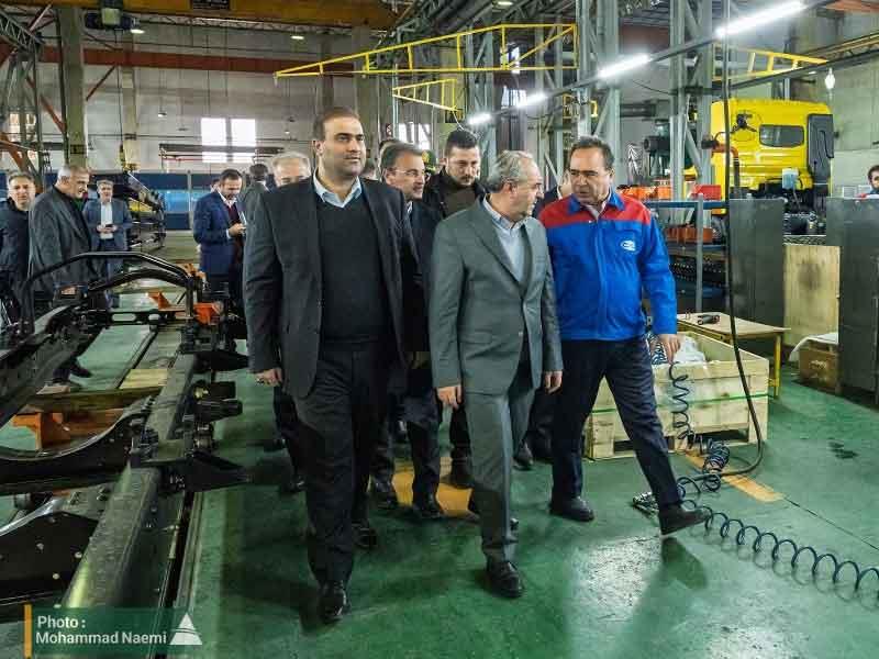 بازدید استاندار آذربایجان شرقی از شرکت ارس خودرو دیزل