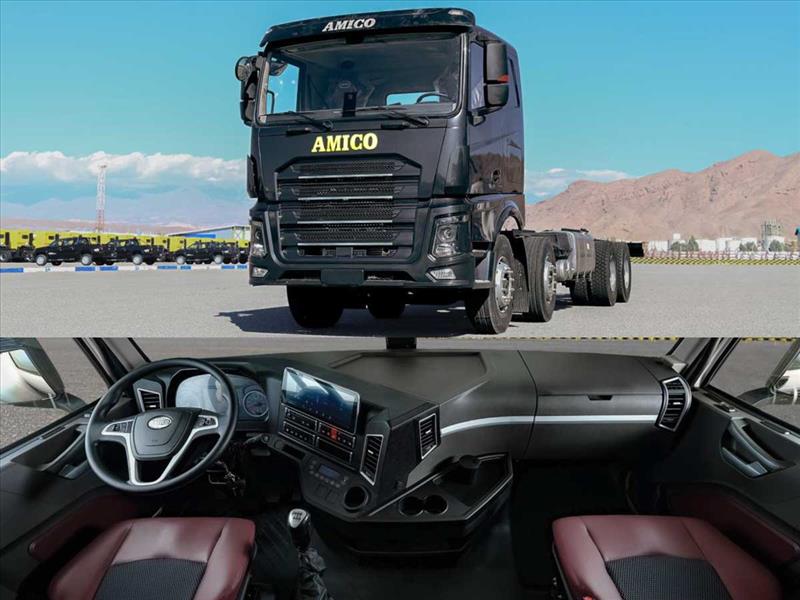 آمیکو M3840C، ظرفیت حمل بار بالا با دو محور فرمان‌پذیر