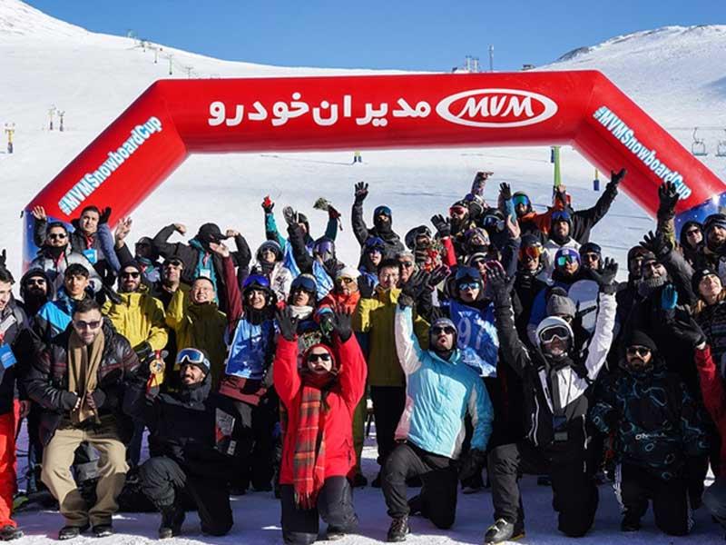 همراه با قهرمانان تا خط پایان در سومین مسابقات اسنوبرد جام MVM
