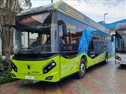 خط تولید انبوه اتوبوس برقی ای-آتروس افتتاح شد