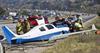 برخورد مرگبار هواپیما با خودرو در کالیفرنیا