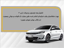 جزئیات تکمیل وجه خودروی ریسپکت۲ ( طرح جوانی جمعیت و جایگزینی خودروی فرسوده) اعلام شد