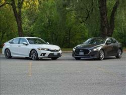 وقتی مهندسی مدرن بر سنت غلبه می‌کند؛ هوندا سیویک وارداتی یا مزدا 3؟